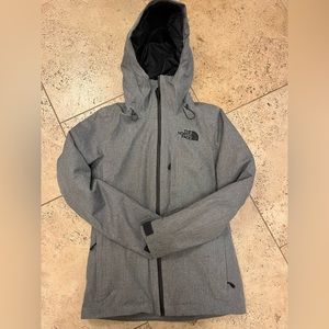 The North Face Womens Thermoball ECO Snow Triclimate Jacket, grey XS